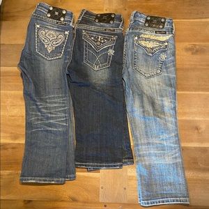 Girls Miss Me Capris